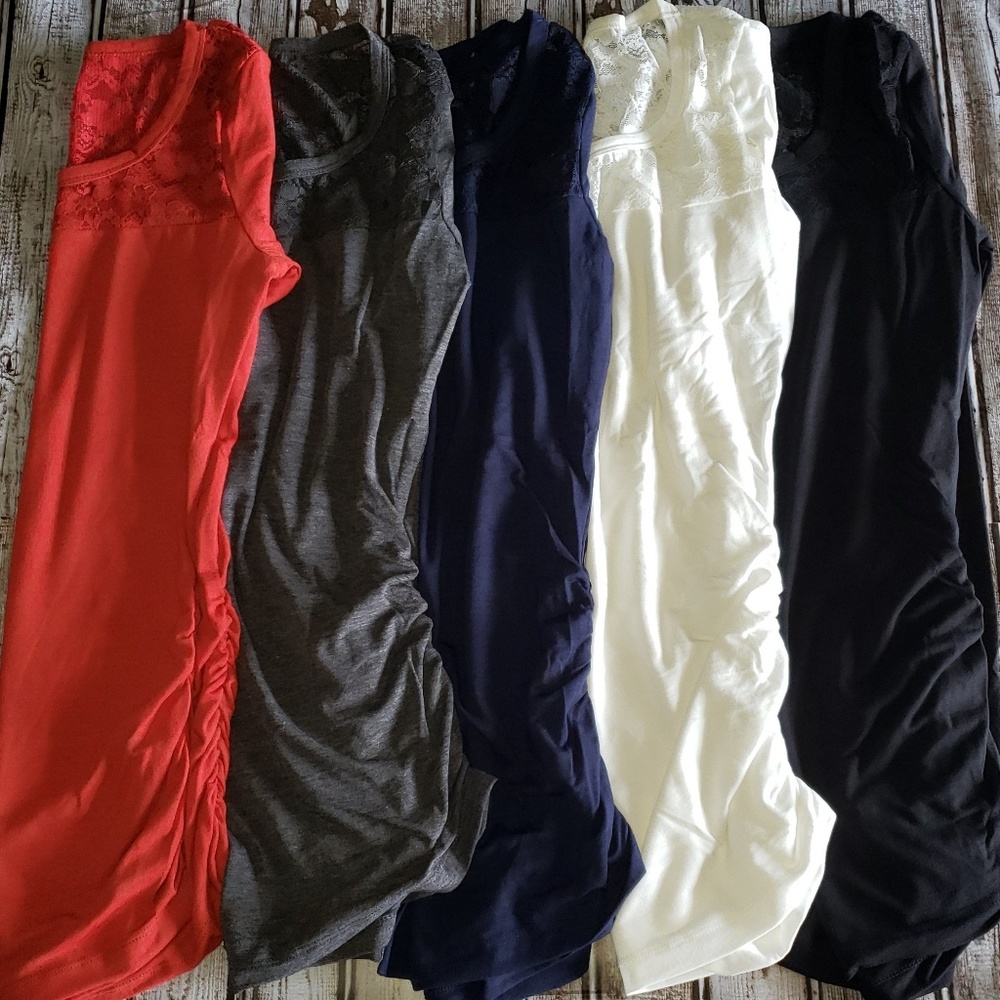 Long Sleeve Semi Lace Top